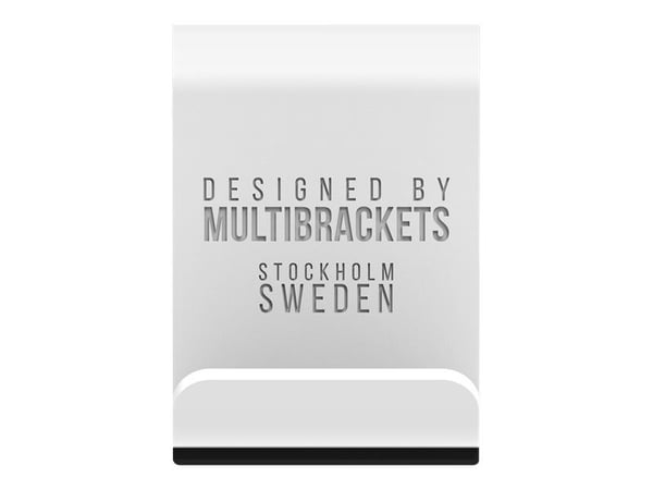Multibrackets 1855, Kuulokepidike, Alumiini, 52 g, Valkoinen