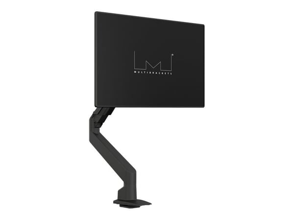 Multibrackets M VESA Gas Lift Arm Single HD - Monteringssett (leddarm, skrivebordsklemmemontering) - for flatpanel - aluminium - svart - skjermstør...