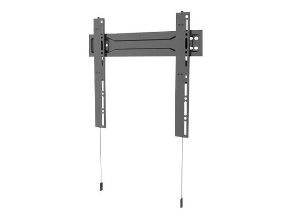 Multibrackets M VESA Wallmount Super Slim Fixed 400 MAX - Brakett - for flatpanel - plastikk, stål - skifersvart - skjermstørrelse: 32"-55" - veggm...