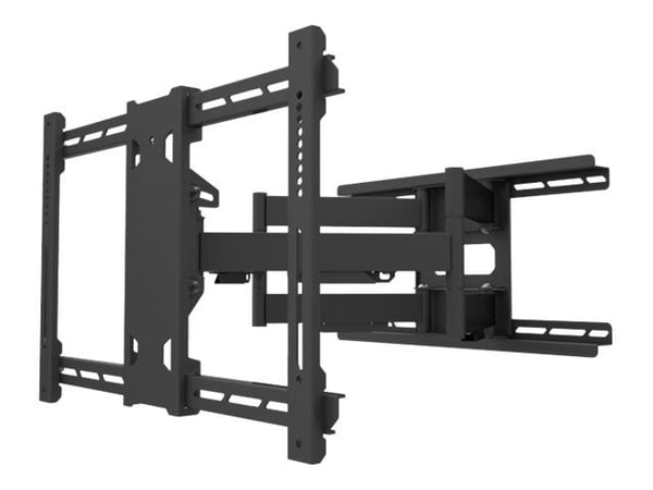 Multibrackets M Universal Flexarm Pro Super Duty - Monteringssats (väggmonterad med dubbla gångjärnsförsedda armar) - för platt panel - svart - skä...