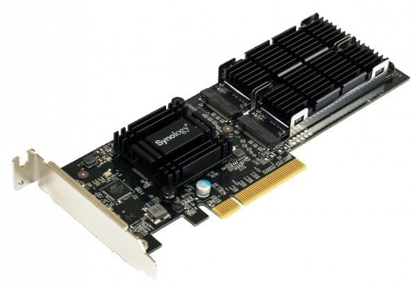 Synology M2D18 - Ramme - Laajennuspaikka til 2 x M.2 - M.2-kortti - PCIe 2.0 x8
