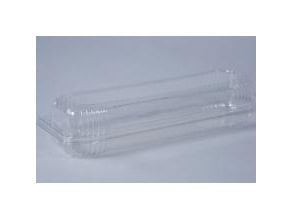 Bakke Flutes 310x107x66 mm APET Klar,375 stk/krt