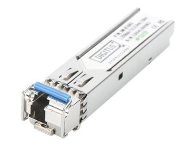 DIGITUS Professional DN-81003-01 - SFP-sändar/mottagarmodul (mini-GBIC) - 1GbE - 1000Base-LX, 1000Base-BiDi - LC enkelläge - upp till 20 km - 1310 ...