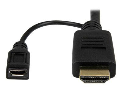 Startech HDMI to VGA Cable - 6ft 2m - 1080p - Active Conversion - HDMI to VGA Adapter Cable for Your VGA Monitor / Display (HD2VGAMM6) - Adapterkab...