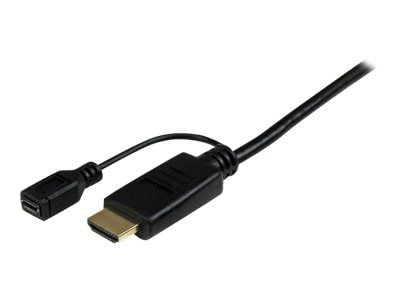 Startech HDMI to VGA Cable - 6ft 2m - 1080p - Active Conversion - HDMI to VGA Adapter Cable for Your VGA Monitor / Display (HD2VGAMM6) - Adapterkab...