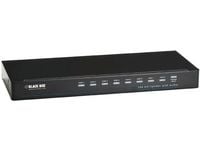 Black Box DVI-D Splitter with Audio and HDCP, 1 x 8 - Video/lyd-splitter - 8 x DVI + 8 x lyd - stasjonær - TAA-samsvar