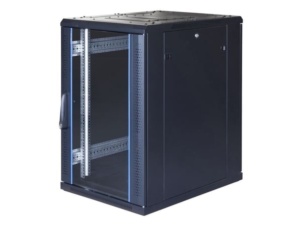 TOTEN G6 - Rack - svart, RAL 9004 - 18U - 19"