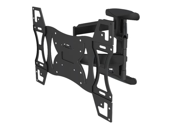 Multibrackets M VESA Flexarm Full Motion Dual - Brakett - for flatpanel - stål, plastikk - svart - skjermstørrelse: 40"-70" - veggmonterbar