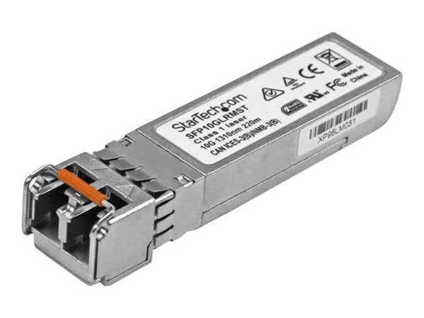 StarTech.com Cisco SFP-10G-LRM-kompatibel SFP+-modul, 10GBASE-LRM, 10GbE MMF optisk transceiver, LC-kontakt, 200m, 1310nm, DDM, Cisco Firepower, AS...