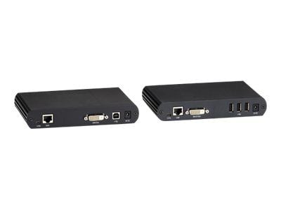 Black Box ACU1500A-R3, Lähetin & vastaanotin, Langallinen, 100 m, Cat5, Cat6, Cat7, DVI-D, USB