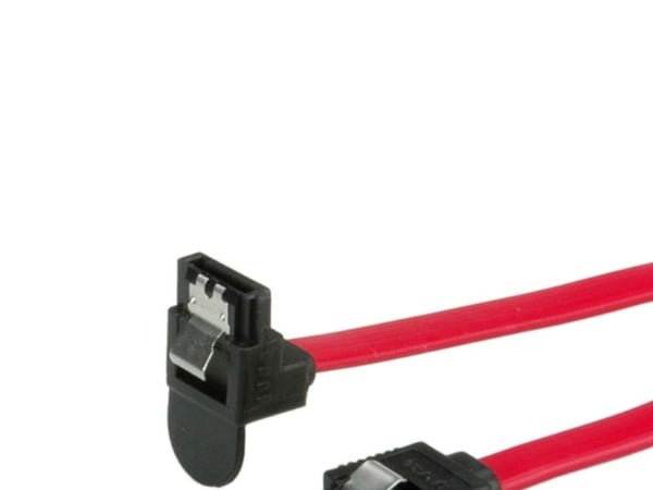 ROLINE 11.03.1565, 1 m, SATA III, SATA 7-pin, SATA 7-pin, Hankjønn/hankjønn, Sort, Rød, Rød