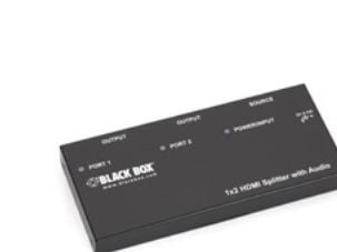 Black Box 1x2 HDMI Splitter - Video/lyd-splitter - 2 x HDMI - stasjonær