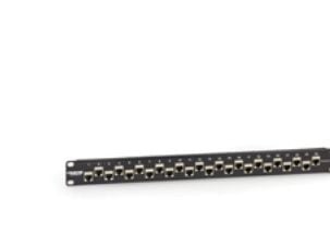 Black Box CAT6a - Koblingspanel - CAT 6a - 1U - 19" - 24 porter - TAA-samsvar