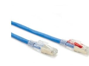 Black Box 10ft Cat6a, 3 m, Cat6a, F/UTP (FTP), RJ-45, RJ-45, Blå
