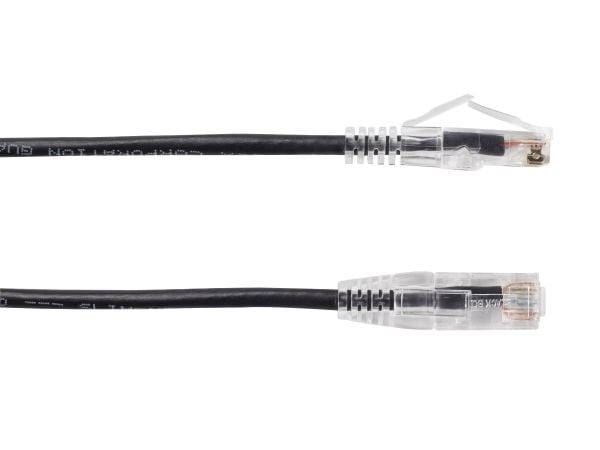 Black Box CAT6 1.2m, 1,2 m, Cat6, U/UTP (UTP), RJ-45, RJ-45, Sort