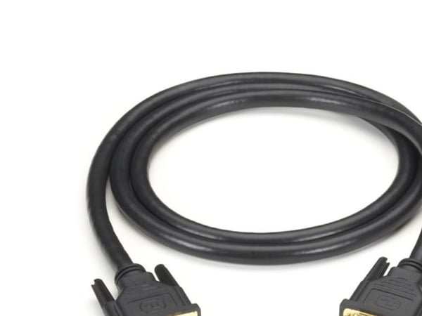 Black Box - DVI-kabel - dobbeltlenke - DVI-I (hann) til DVI-I (hann) - 1.5 m