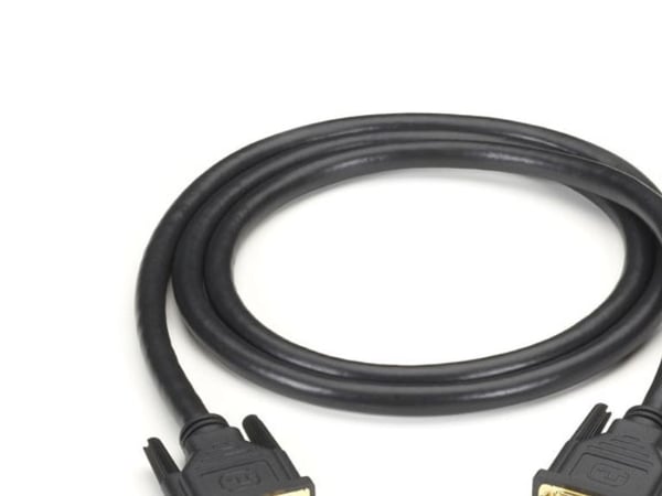 Black Box - DVI-kabel - dobbeltlenke - DVI-I (hann) til DVI-I (hann) - 2 m