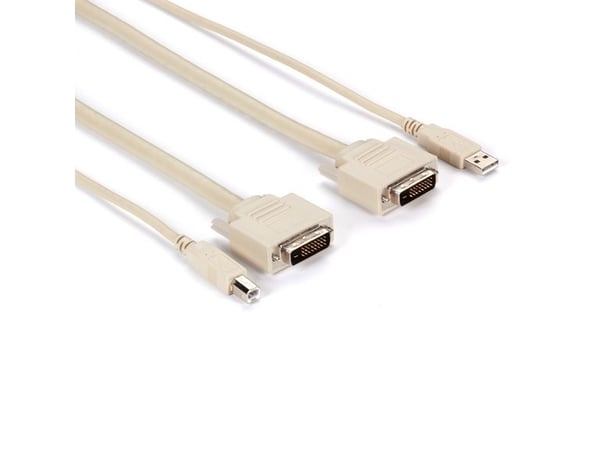 Black Box EHN900025U-0015, 4,5 m, USB, USB, DVI-D, Beige, DVI-D, USB A