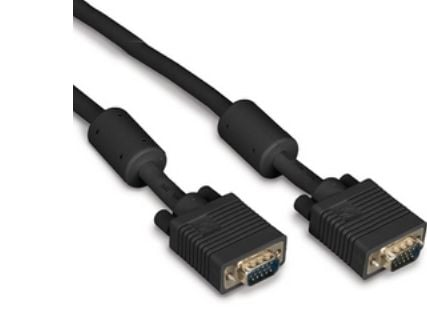 Black Box VGA Video Cables with Ferrite Core - VGA-kabel - HD-15 (VGA) (hann) til HD-15 (VGA) (hann) - 3 m - formstøpt, plenum - svart