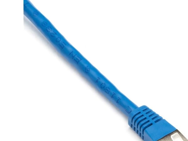 Black Box - Verkkokaapeli - RJ-45 (uros) RJ-45 (uros) - 90 cm - suojattu kierretty parikaapeli (SSTP) - CAT 6 - kiinteä, monisäikeinen - sininen - ...
