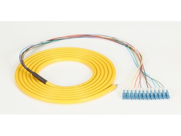 Black Box FOPT50S1-LC-12YL-3, 3 m, OS2, 12x LC