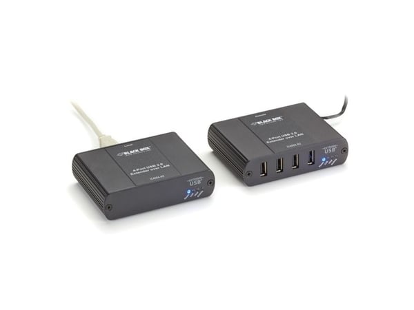 Black Box IC408A-R2, Verkkolähetin, 100 m, 480 Mbit/s, 10,100,1000 Mbit/s, 10/100/1000Base-T(X), Musta