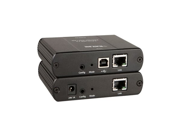 Black Box IC408A-R2, Verkkolähetin, 100 m, 480 Mbit/s, 10,100,1000 Mbit/s, 10/100/1000Base-T(X), Musta