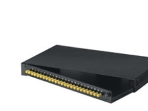 Black Box Rackmount Fiber Panel Loaded - Koblingspanel - 1U - 19"/23" - 24 porter