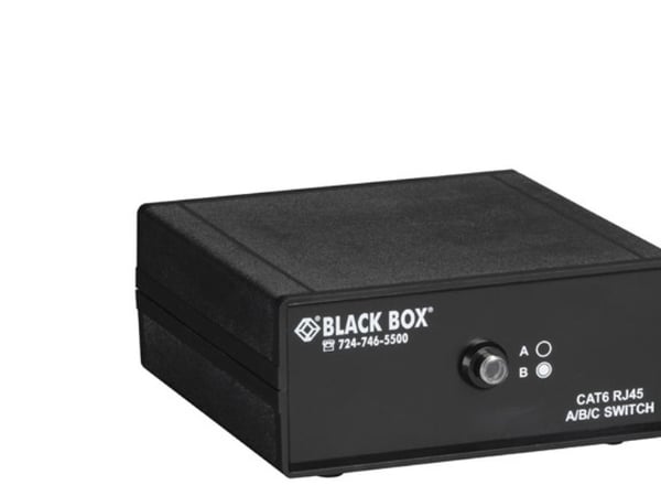 Black Box SW1031A, Verkkolähetin ja -vastaanotin, 100000 h, Musta, 0 - 70 °C, 155 mm, 165 mm