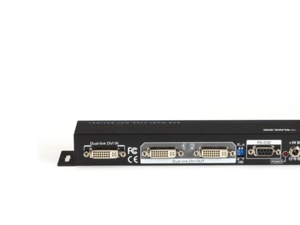 Black Box Dual-Link DVI-D Splitter, 1 x 2 - Videosplitter - stasjonær - TAA-samsvar