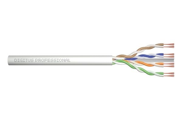 DIGITUS Professional - Bulkkabel - 100 m - UTP - CAT 6a - halogenfri - grå