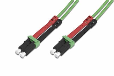 DIGITUS Professional - Koblingskabel - LC multimodus (hann) til LC multimodus (hann) - 7 m - fiberoptisk - dupleks - 50 / 125 mikroner - OM2 - halo...