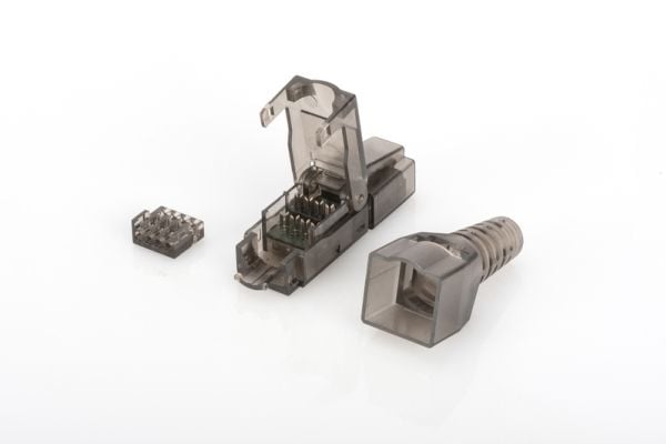 DIGITUS Professional - Nettverkkontakt - RJ-45 (hann) - skjermet - 6 - 9.5 mm - CAT 6a - IEEE 802.3an