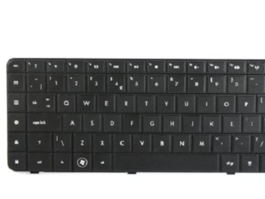 Tangentbord standard UK CPQ/HP svart API