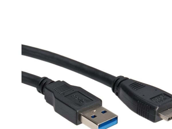 ROLINE 11.02.8876, 0,15 m, USB A, Micro-USB B, USB 3.2 Gen 1 (3.1 Gen 1), Sort