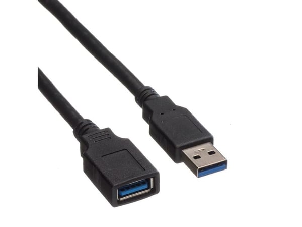 Value 11.99.8978, 1,8 m, USB A, USB A, USB 3.2 Gen 1 (3.1 Gen 1), Hankjønn/hunkjønn, Grå