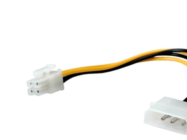 ROLINE 0.15m Molex 4p/ATX12V, Molex (4-pin), ATX (4-pin), 0,15 m, Hankjønn, Hunkjønn, Rett