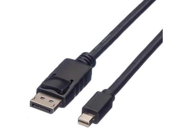 ROLINE 11.04.5638, 1,5 m, DisplayPort, Mini DisplayPort, Hankjønn, Hankjønn, 1920 x 1200 piksler