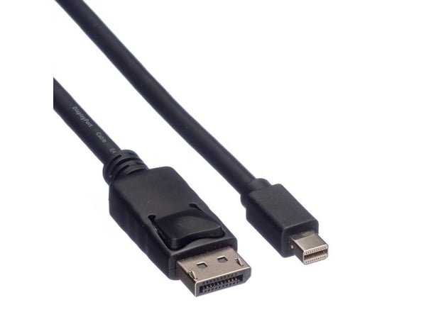 ROLINE 11.04.5638, 1,5 m, DisplayPort, Mini DisplayPort, Hankjønn, Hankjønn, 1920 x 1200 piksler