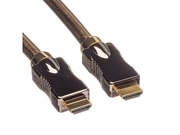 ROLINE 11.04.5688, 1,5 m, HDMI-tyyppi A (vakio), HDMI-tyyppi A (vakio), 3840 x 2160 pikseliä, Äänen paluukanava (ARC), Musta