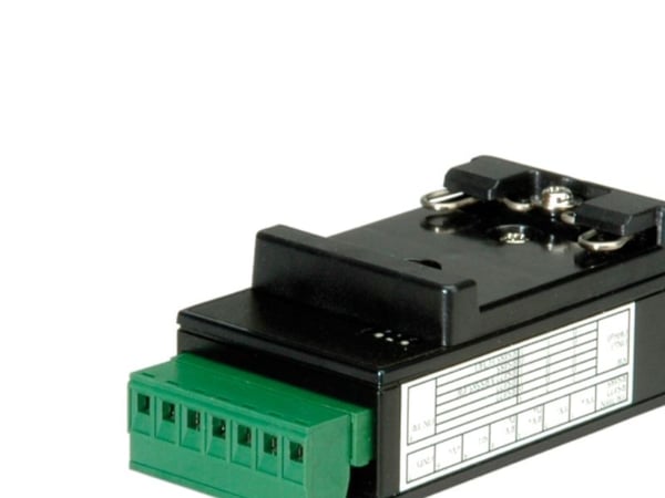 ROLINE RS-232 to RS-422/485 Converter, Din Rail, self powered, Musta