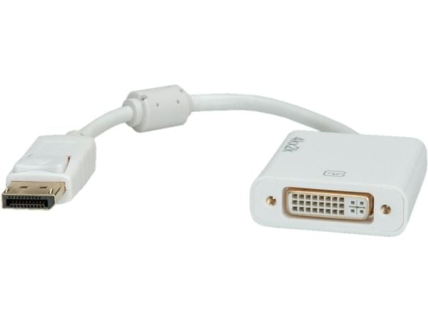 ROLINE 12.03.3136, 0,15 m, DisplayPort, DVI-D, Hankjønn, Hunkjønn, 3840 x 2160