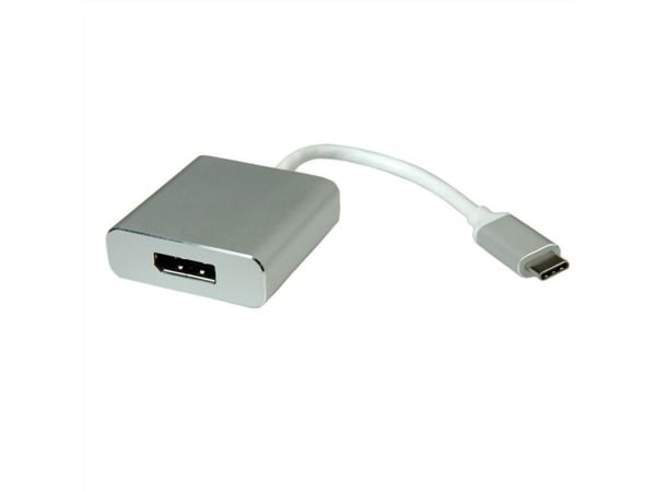 ROLINE 12.03.3220, 0.1 m, USB Type-C, DisplayPort, uros, naaras, suora, suora