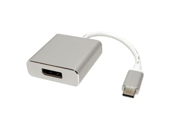 ROLINE 12.03.3220, 0.1 m, USB Type-C, DisplayPort, uros, naaras, suora, suora