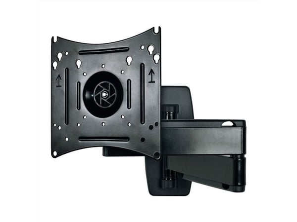 ROLINE 17.03.0009, 101,6 cm (40"), 75 x 75 mm, 200 x 200 mm, -10 - 10°, Metall, Sort
