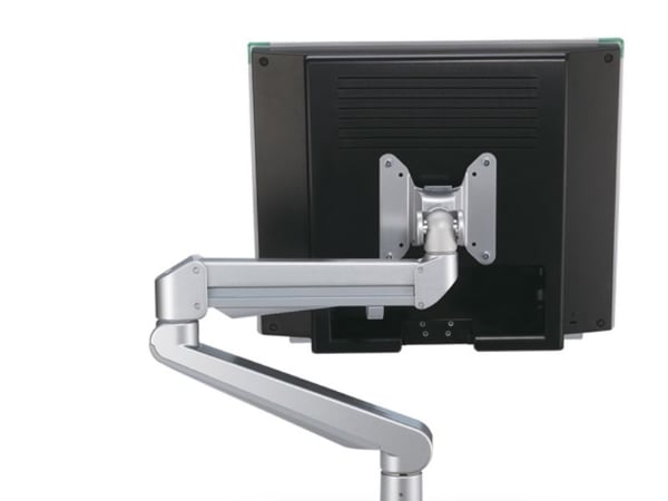ROLINE LCD Monitor Stand Pneumatic, Desk Clamp, Pivot 2 Joints