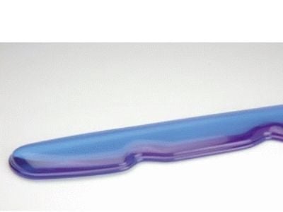 ROLINE Wrist rest f/ keyboard, Silicone, Blue, Blå, 455 mm, 80 mm, 22 mm, 455 x 80 x 22 mm