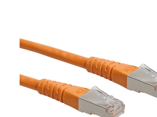 ROLINE Cat6, 0.5m, 0,5 m, Cat6, S/FTP (S-STP), RJ-45, RJ-45, Oransje