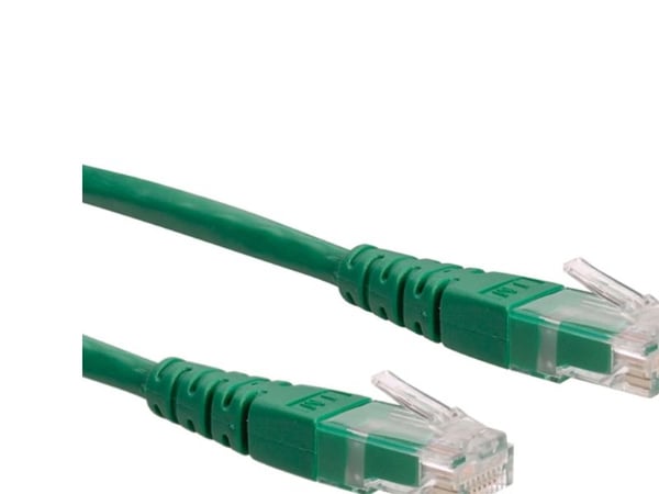 ROLINE 0.3m Cat6 UTP, 0,3 m, Cat6, U/UTP (UTP), RJ-45, RJ-45, Grønn