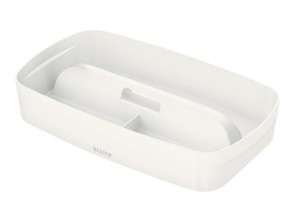 Leitz MyBox - Säilytyslaatikko - 3 lokeroa - valkoinen